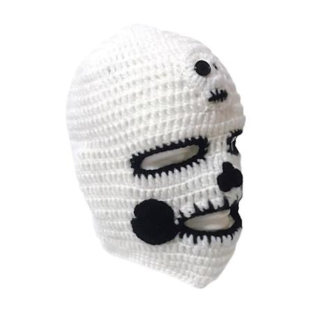 Enkel varm kraniet strikket hat Håndlavet til kreativ Hip-hop uld hat Halloween Pa