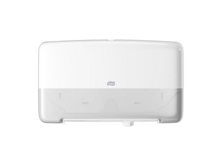 Tork Dispenser T2 Mini Jumbo Twin vit - Lyreco - Städ och hygien - Toalettpapper och torkpapper - Hållare - Toalettpapper rulle