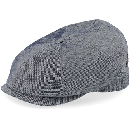MJM Hats - Blue - flatcap - Cap - Peeky 51 Cotton Navy Flat Cap - Hatstore