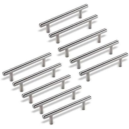 10 stk. dørhåndtag - skuffehåndtag - skabshåndtag Ø 12mm 12*160*250 mm