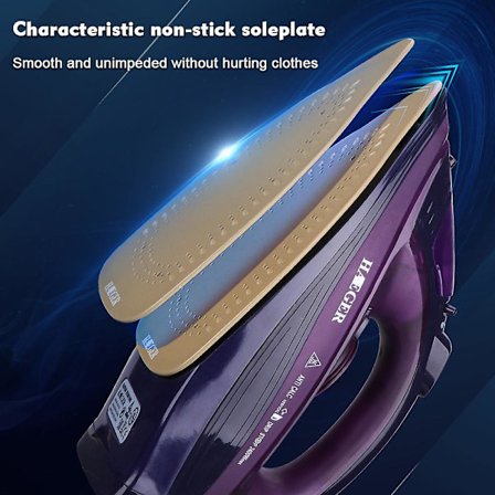 Ledningsfri/Ledningsforbundet Lilla Dampstrygejern, 2400W, Hjemme Strygning