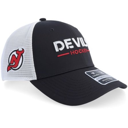 Fanatics - NHL Svart trucker Keps - New Jersey Devils Auth Pro A Mesh Black/White Trucker @ Hatstore