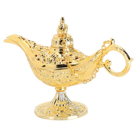 Gull Metall Håndverk Ønske Lys Aromaterapi Ovn Hjem Dekor Gave