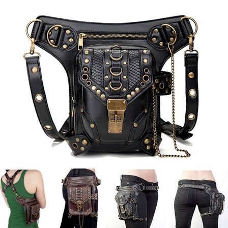 Steam Punk Vintage Rock Gothic Bag Goth Axel Midjevesker Pack