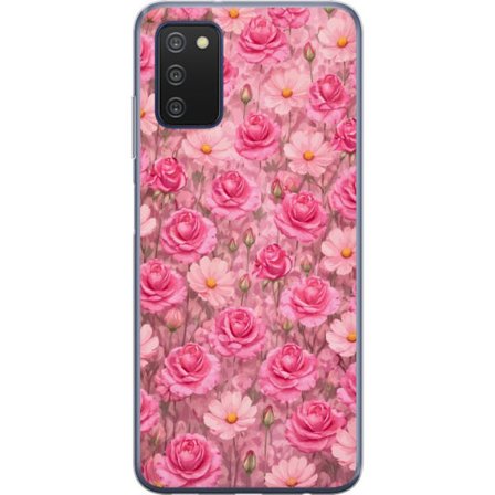 Yhteensopiva Puhelinkuori Samsung Galaxy A03s Petal Reverie Blush Rose