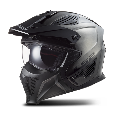 LS2 OF606 Drifter Öppen Hjälm Jeans Titan XXL