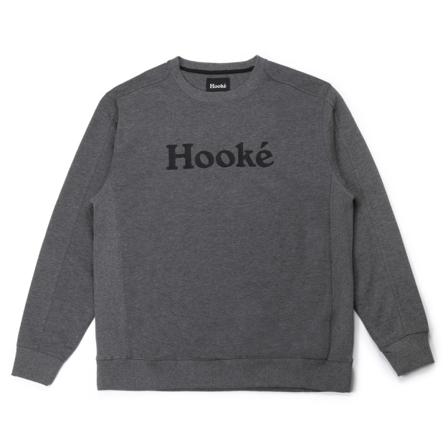 Hooke Original Crewneck Heather Charcoal