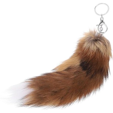 Fluffy Nøglering Rævehale Nøglering Fluffy Hale Nøglering Kunstig Hale Nøglering Klips På Håndtaske Pung Charms Tilbehør Bilnøgleholder Til Kvinder 