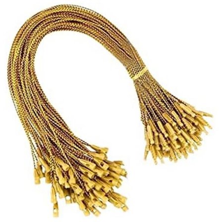 1000 stk. Guld Julepynt Ophængssnor, Julepynt Krog Lås til Juleledning