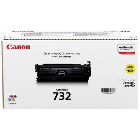 CANON Toner, 732 Y, gul, singelförpackning, 6260B002 - Lyreco - Toner och bläck - Tonerkassetter - Toner Canon