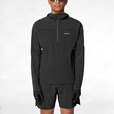 Salomon - Drugie warstwy (termiczne) Odzież Sense Aero Hybd Hz Hd M - Deep Black