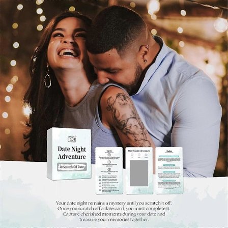 Date Night Adventure Date Ideer for Par Date Night - Unike Skrapelodd Date Night Kortspill, Gaver til Kjæreste