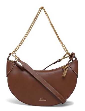Polo Ralph Lauren Polo Id Leather Mini Chain Bag - Brown - ONE SIZE