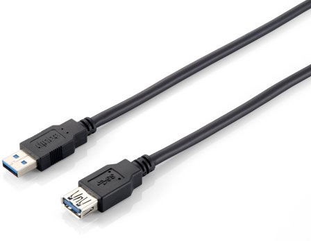 Equip USB 3 EXTENSION A-A M/F 3M BLK . CABL