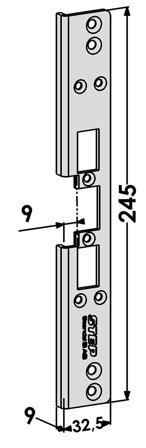 STEP ST6513 Stolpe till STEP 60 Silent 9 mm, Larm & säkerhet