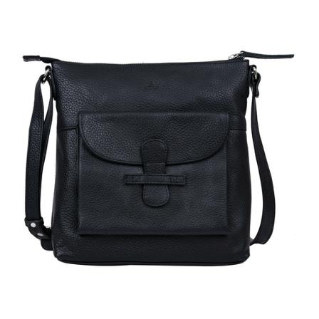 Adax Ancona Sandie Shoulder Taske Sort, Dame Skuldertasker, Størrelse: ONE Size