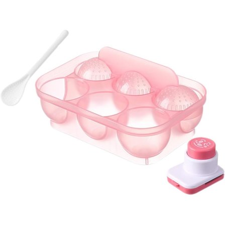 Risboldeforme, Rund Onigiri Form DIY Sushi Forme Risboldeform Ryster Japansk Sushi Maker Form Nigiri Sushi Fremstillingssæt Køkkenredskaber til DIY 