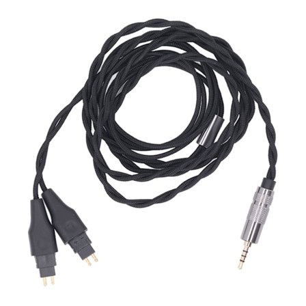 Hörlursersättningskabel 2,5 mm Balanserad Kontakt Silverpläterad Koppar Hörlursuppgraderingskabel för Sennheiser HD580 HD650 HD6XX