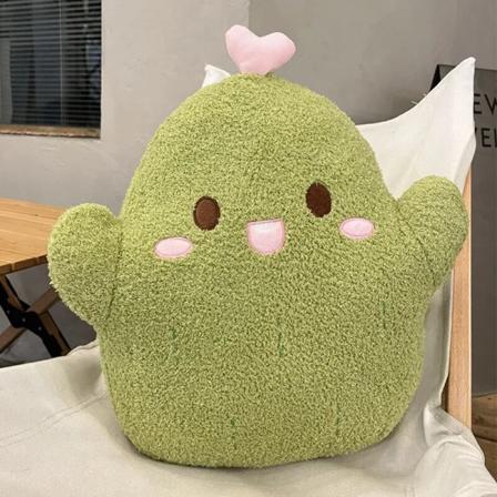 Rolig spöke plysch kudde leksak Kawaii demon docka söt anime tecknad djävul fylld hand varm jul Halloween dekor present till barn catus 40cm pillow