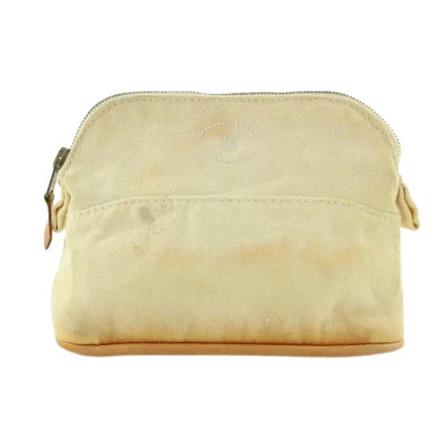 Hermès Vintage, Pre-owned Canvas handbags Beige, Dames, Maat:ONE Size
