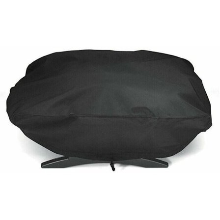 210D Grill Cover til Weber Q1200 og 1000 Gasgrill, Passer til Q1200, Q1400, Q1000, Q100, Q120, Baby Q Modeller, Anti-UV.