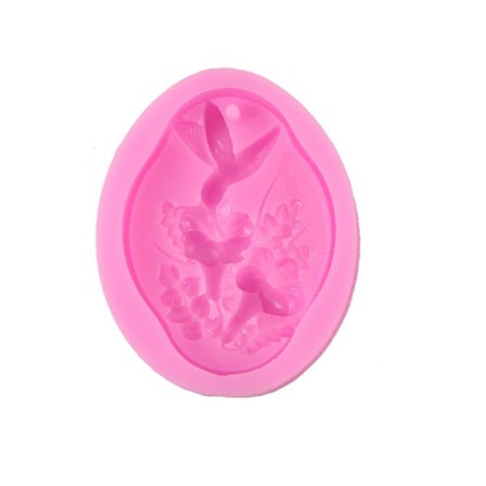 Kolibri Silikonformar Nyckelring Hänge Form DIY Tag Kristall Epoxiharts Gjutform Smyckestillverkning Dekoration