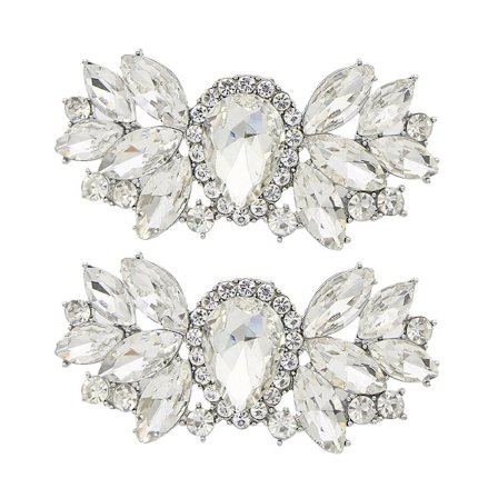 2 st Bröllop Brud Sko Klämma Unika Sko Klämmor Brudskor Berlocker Tillbehör