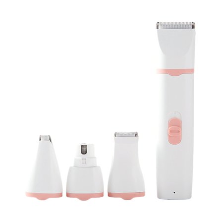 4-i-1 Elektrisk klippare för husdjur, halkfritt set , hårtrimmer för kattungar Valp Katt Hund