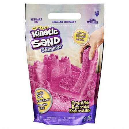 Kinetic Sand Glitter Sand Rosa