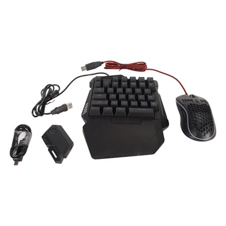 Tastatur Mus Konverter Turbo Funksjon Kablet Spilltastatur og Mus og Konverter Combo for PS for Xbox for Switch