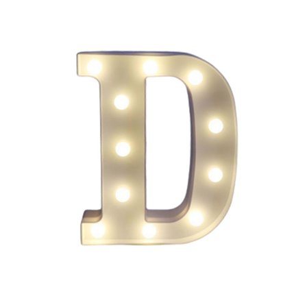 LED Bogstav Lys Stor Dekorativ Havelampe til Udendørs Brug