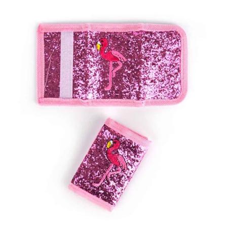 Leksaker 30624 Plånbok Canvas Flamingo Rosa Wallet