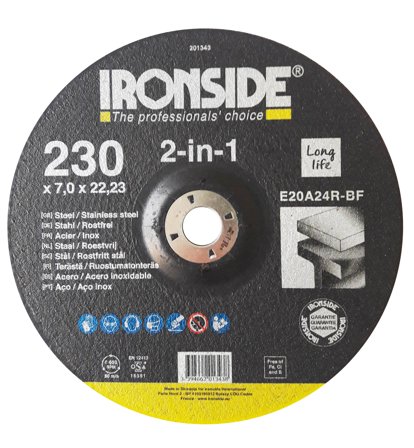 Ironside 201343 Navrondell F27, 2-in-1 230 x 7 x 22 mm, Maskintilbehør & forbruk