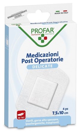 Medicazione Post Operatoria Sterile Garza Antiaderente 7,5x10 cm