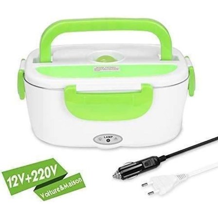 Eluppvärmd matlåda Matlåda i rostfritt stål för uppvärmning av hem och bil