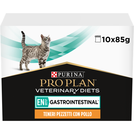 Purina Pro Plan Veterinary Diets - Feline En St/Ox Gastrointestinal 10 X 85 g - Katt - Kattefôr & kattemat - Veterinærfôr for katt - ZOO.no