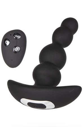 Prostate Vibrator + Rotating Beads With Wireless Remote - Woome.pl