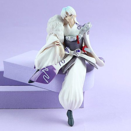 13cm Anime Inuyasha Figur Pvc Actionfigur Modell Leke Samleobjekt Modell Gave(En Størrelse)