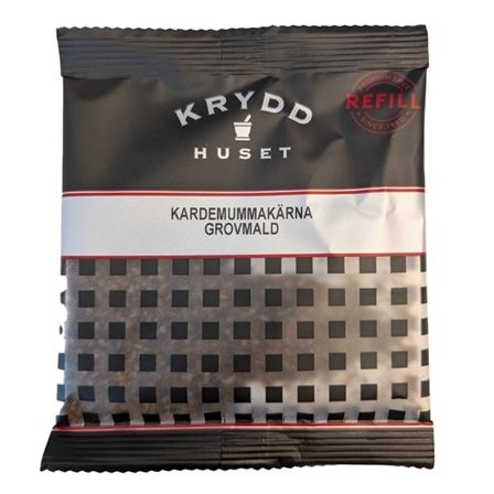 Kardemummapalkoja, karkeasti jauhettuna