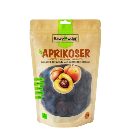 Rawpowder Aprikoser Soltorkade 300 g