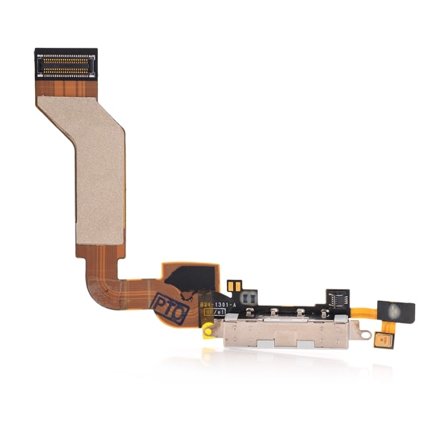 iPhone 4S Laddkontakt Flexkabel - Vit