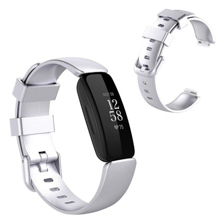 Fitbit Inspire 2 simple watch band - Silver / Size: L