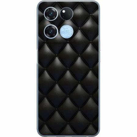 Oneplus Ace Racing Mjukt Skal - Leather Black