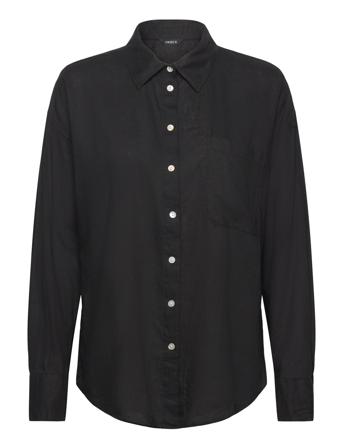 Shirt Magda Linen Blend Black Lindex