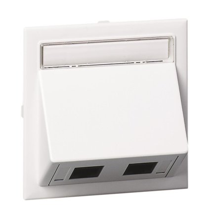 Schneider Electric Actassi Cat6 STP Anslutningssats 84 x 84 mm 1 koppling, Dator & surf