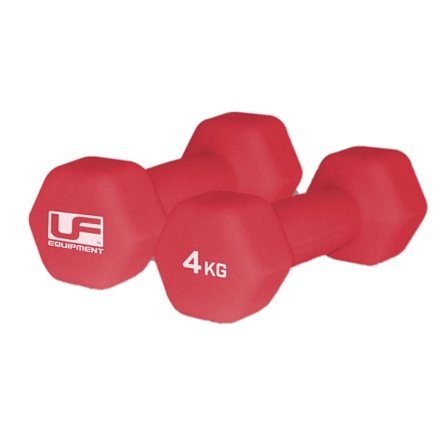 Urban Fitness Equipment Neoprene Hexagon Hantel (2-pack) 4 kg
