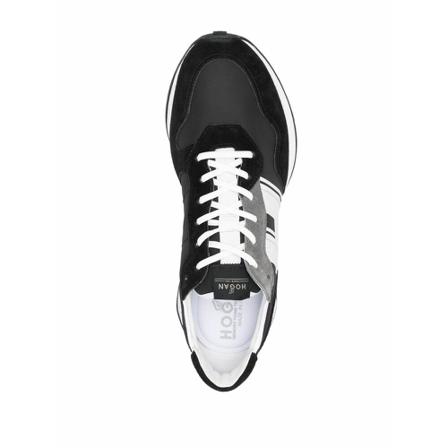 Hogan, Laced Shoes Zwart, Heren, Maat:44 EU
