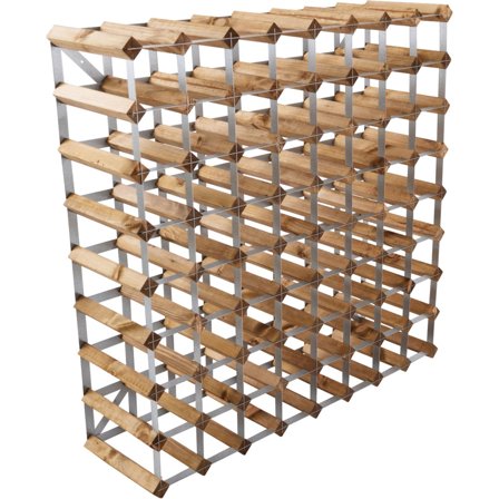 Traditional wine rack Vinställ Påbyggnadsbart 72 Flaskor Light oak | Inredning > Möbler > Vinställ | Bagaren och Kocken