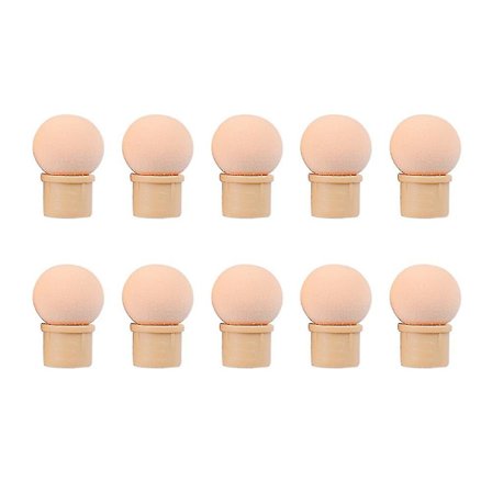 10 kpl gradienttivarjostuskynän kärjet sieni pistely liima kynä manikyyri