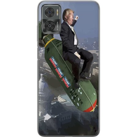 Kompatibelt Mobilskal till Motorola Moto E22i Trump på bomb